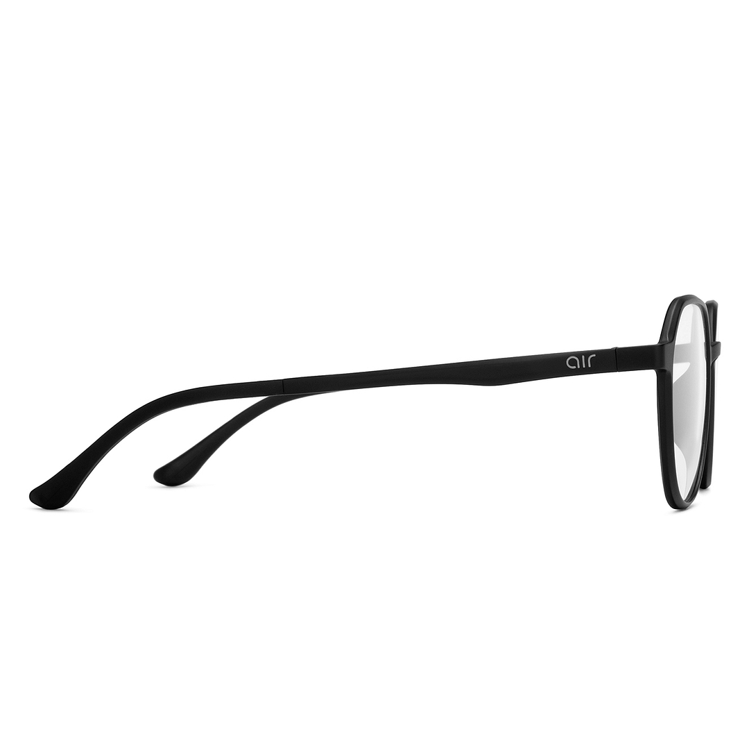 Lenskart Air Online Black Full Rim Round left side