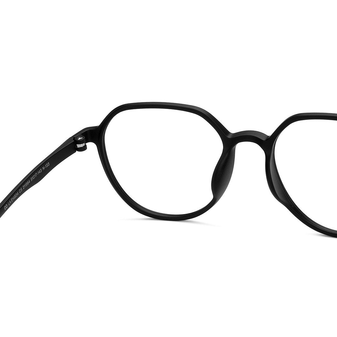 Lenskart Air Online Black Full Rim Round right side