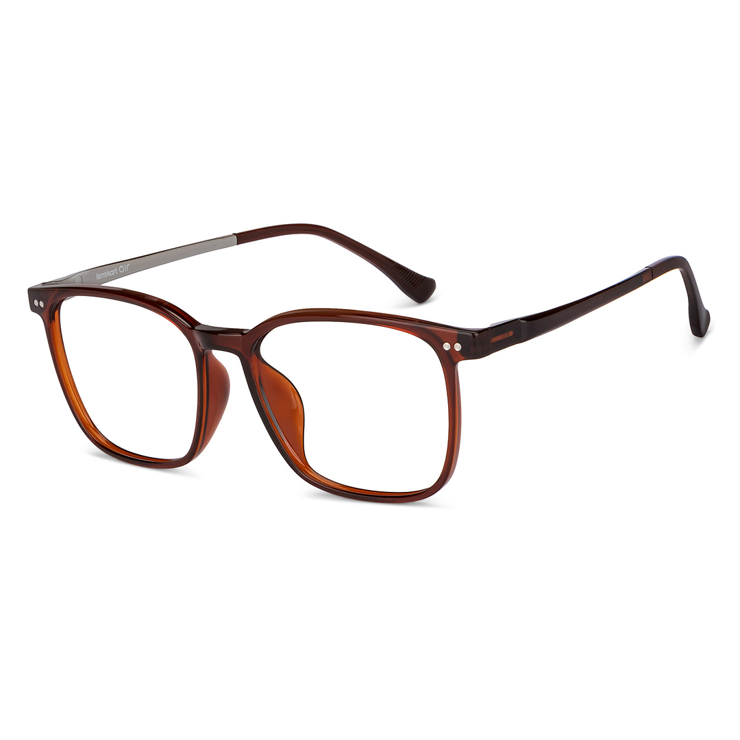 Lenskart Air Online Light Brown Full Rim Square right side