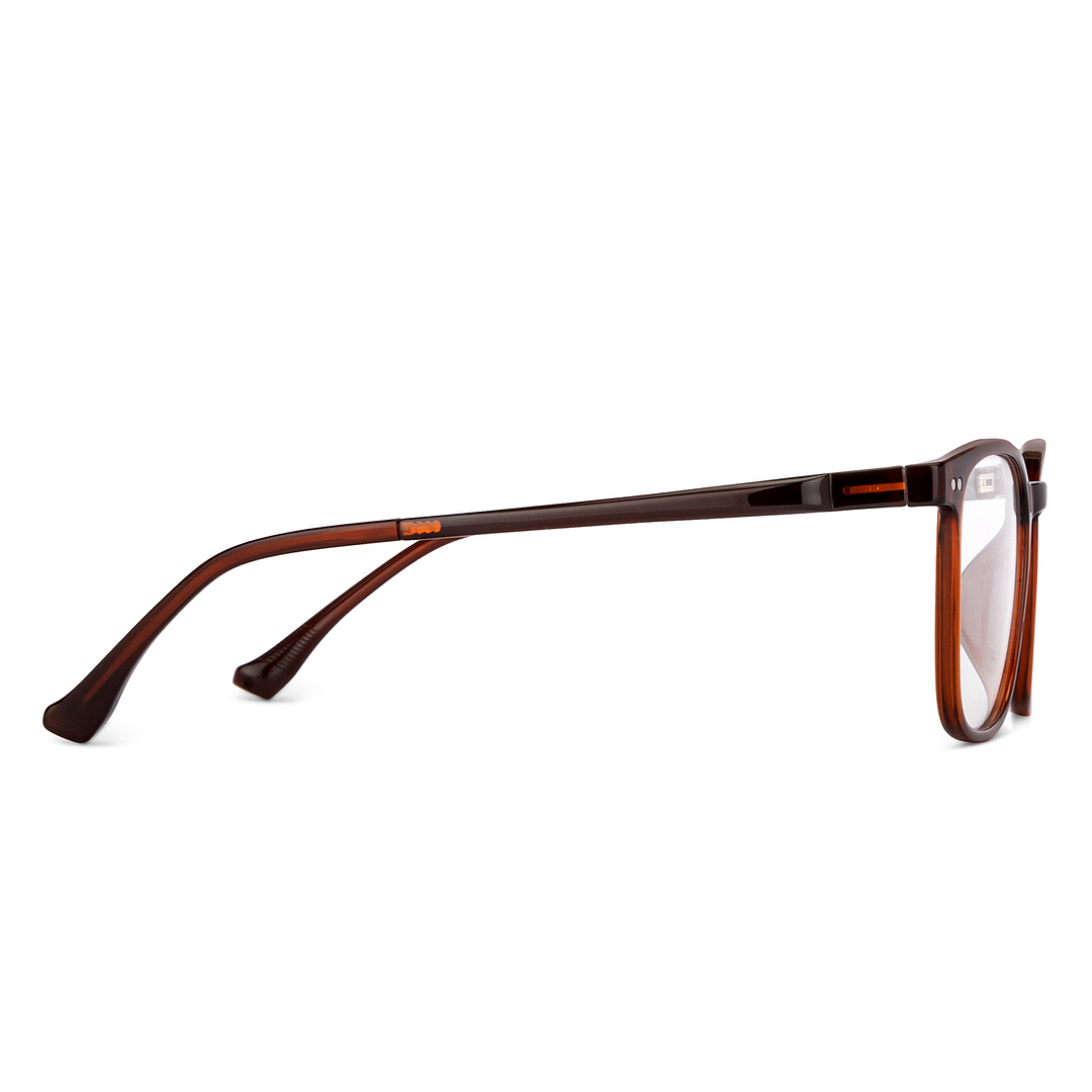 Lenskart Air Online Light Brown Full Rim Square left side