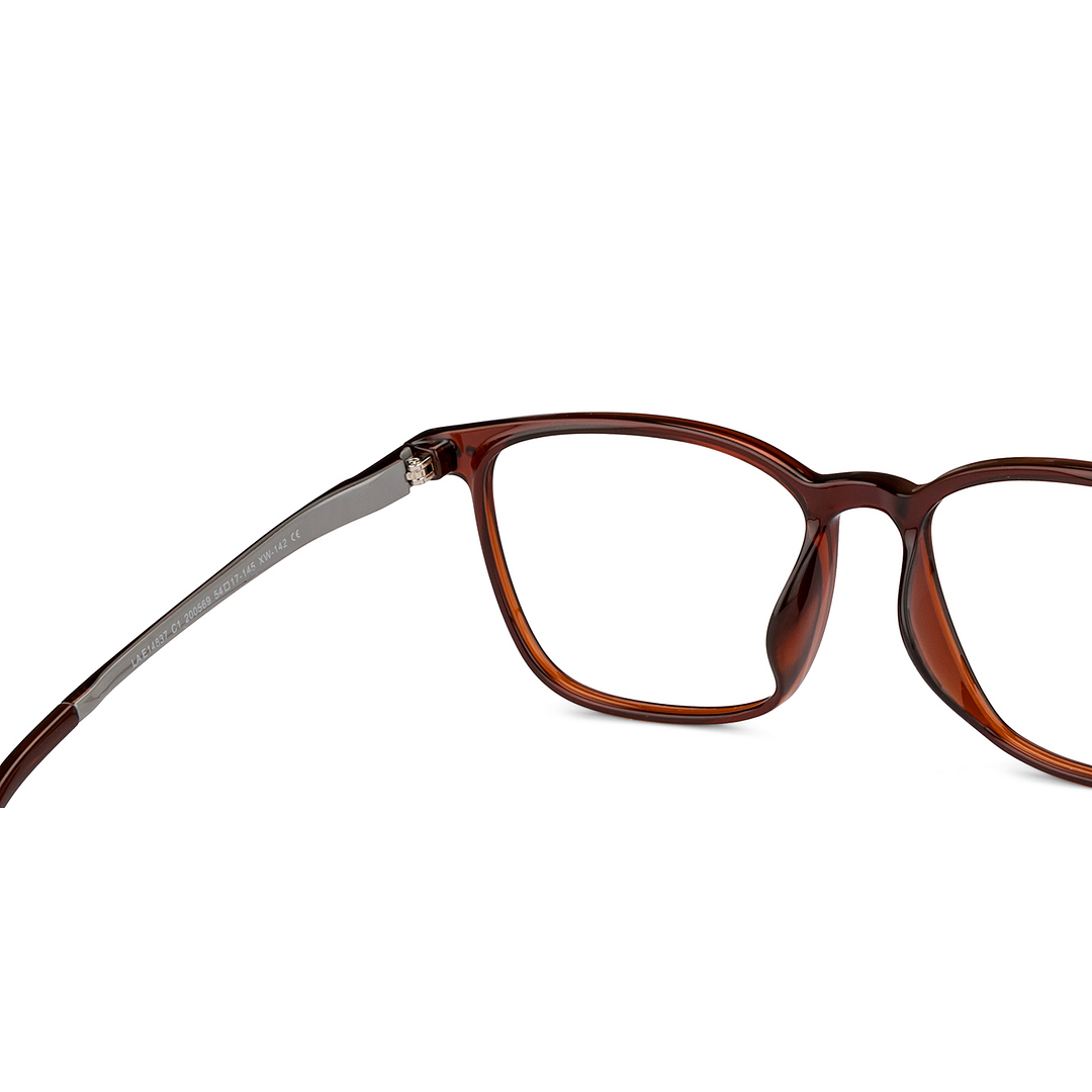 Lenskart Air Online Light Brown Full Rim Square right side