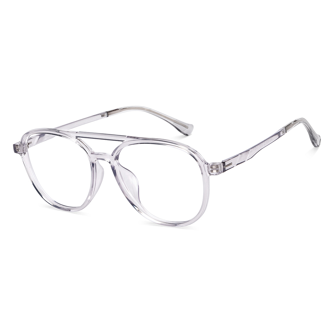 Lenskart Air Online Crystal Transparent Full Rim Round right side