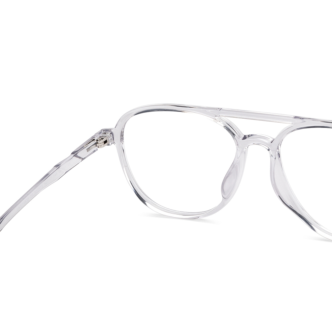 Lenskart Air Online Crystal Transparent Full Rim Round right side