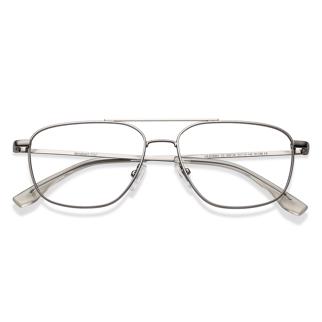 Lenskart Air Online Black Transparent Full Rim Square right side