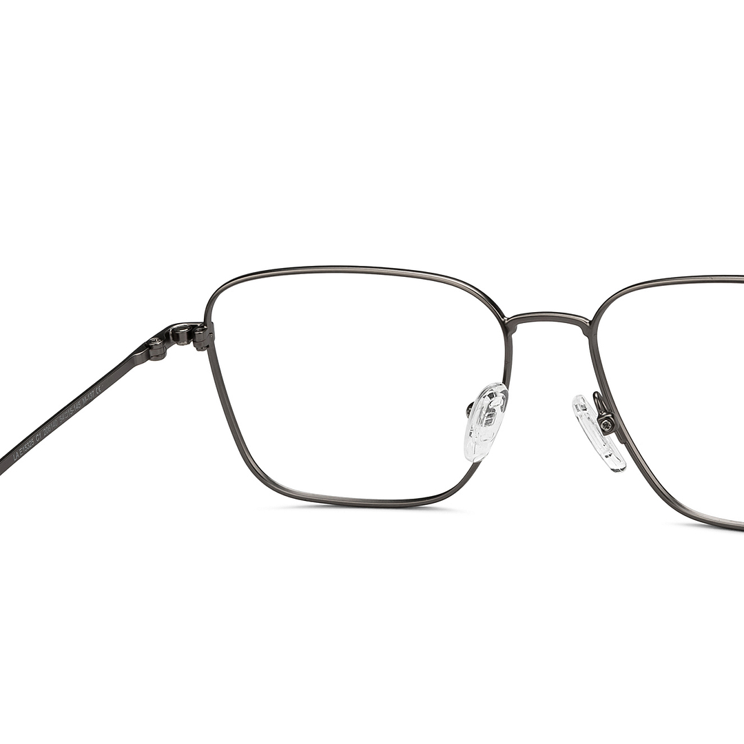 Lenskart Air Online Light Gunmetal Full Rim Round right side