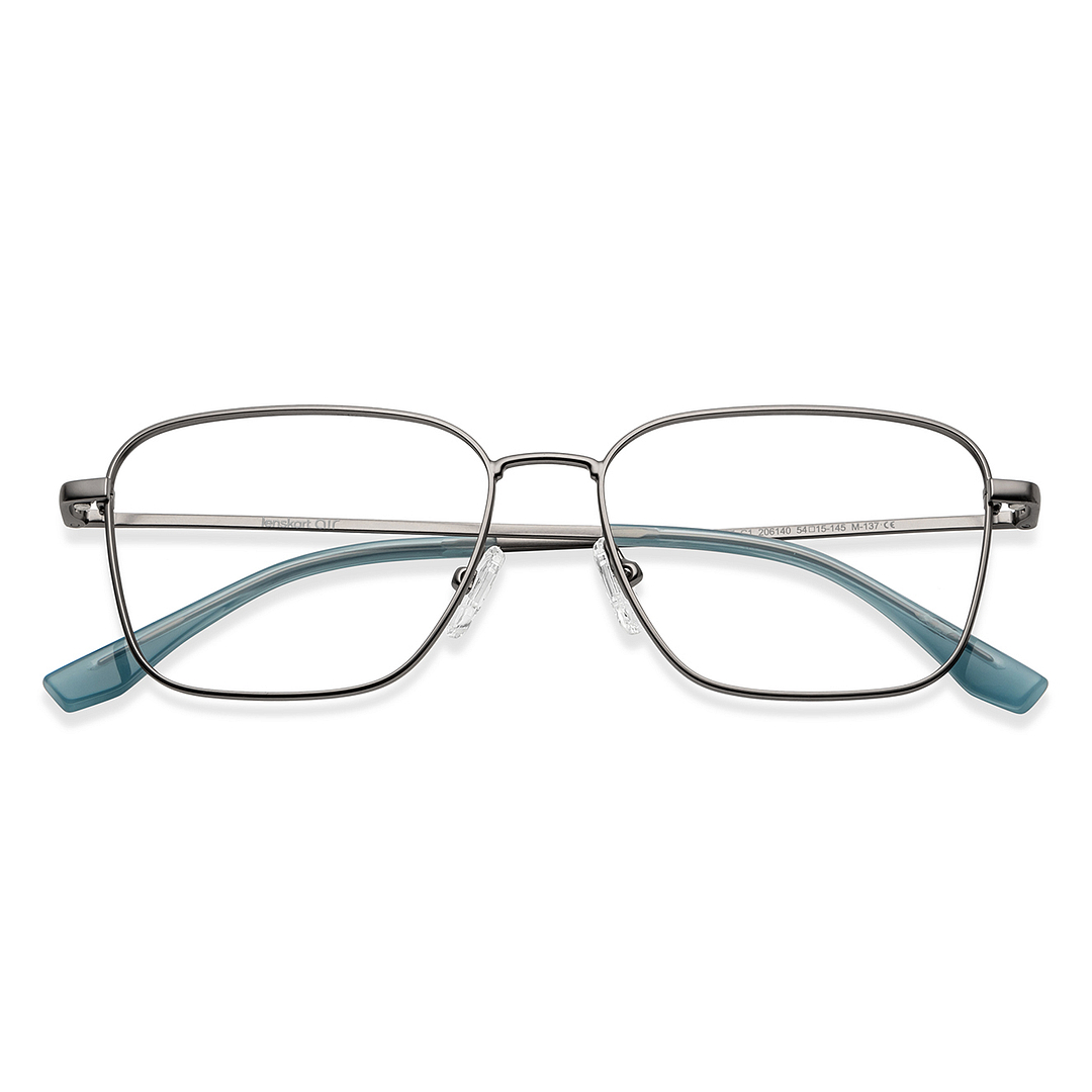 Lenskart Air Online Light Gunmetal Full Rim Round right side