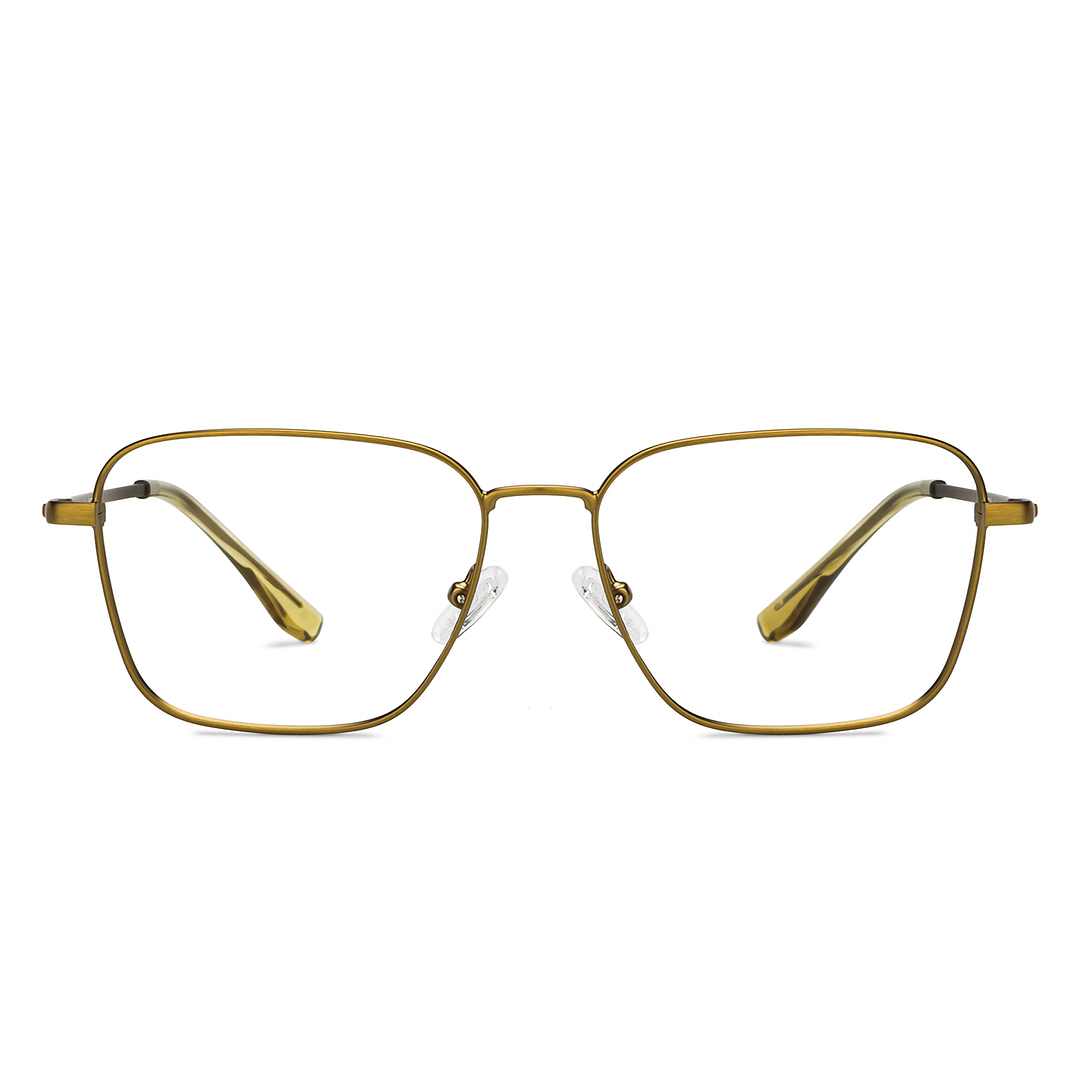 Lenskart Air Online Gold Full Rim Round left side