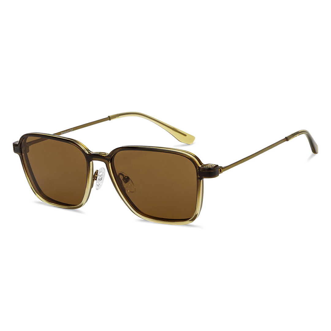 Lenskart Air Online Gold Full Rim Round right side