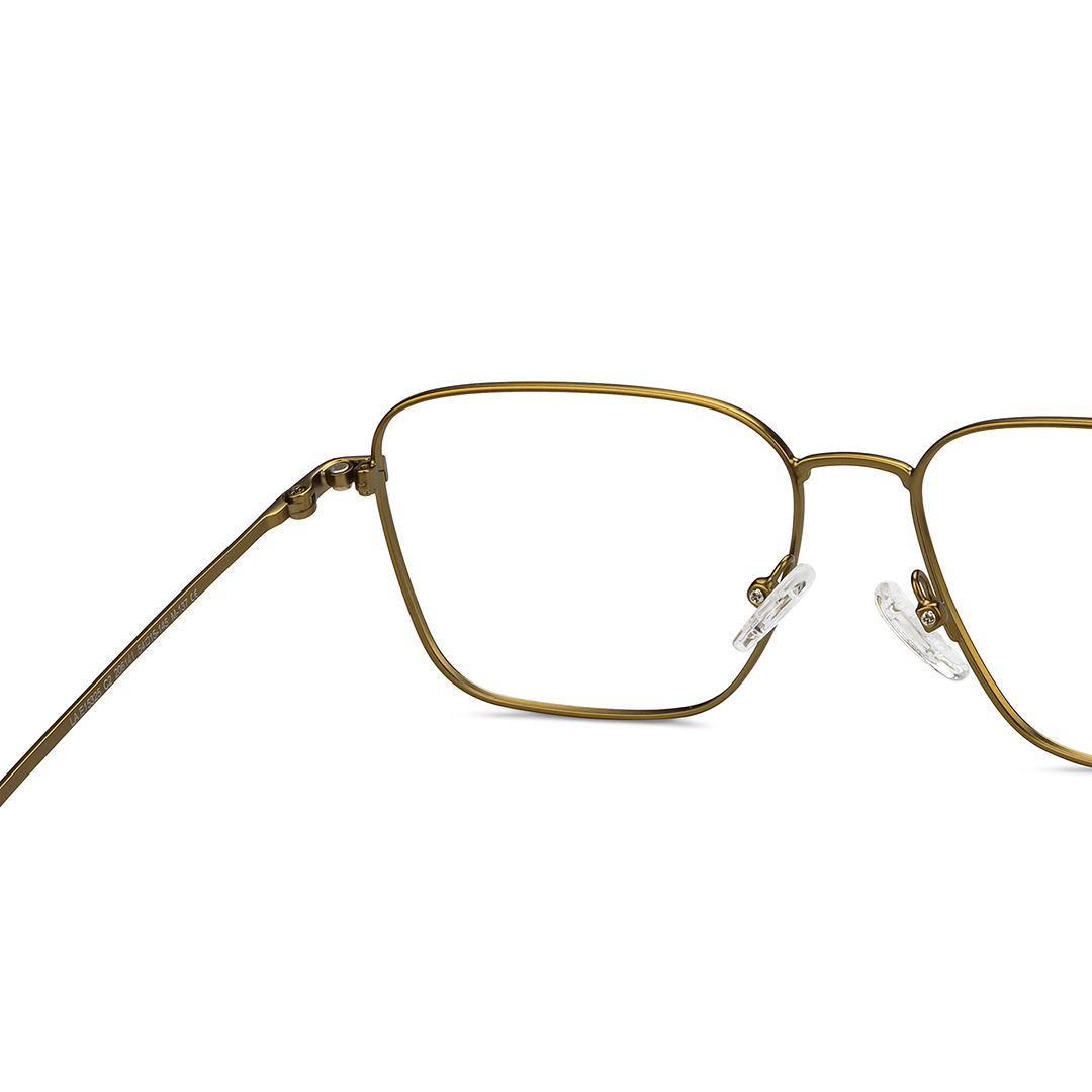 Lenskart Air Online Gold Full Rim Round right side