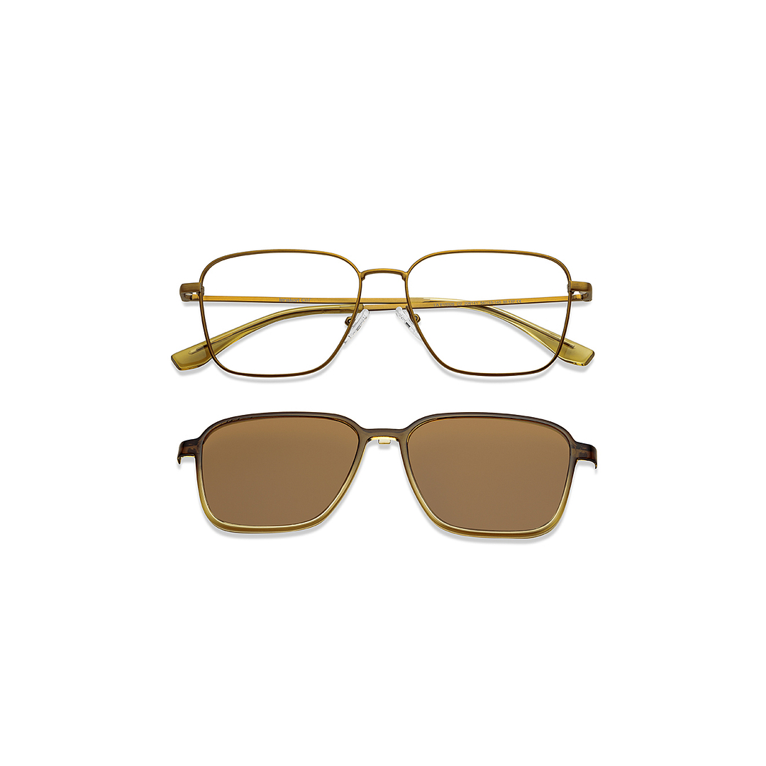 Lenskart Air Online Gold Full Rim Round left side