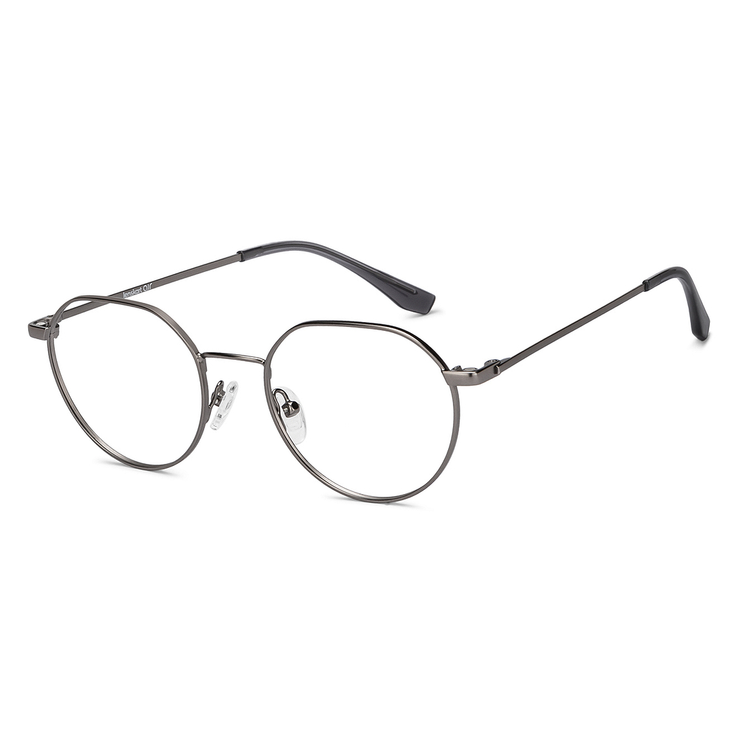 Lenskart Air Online Mid Gunmetal Full Rim Square left side