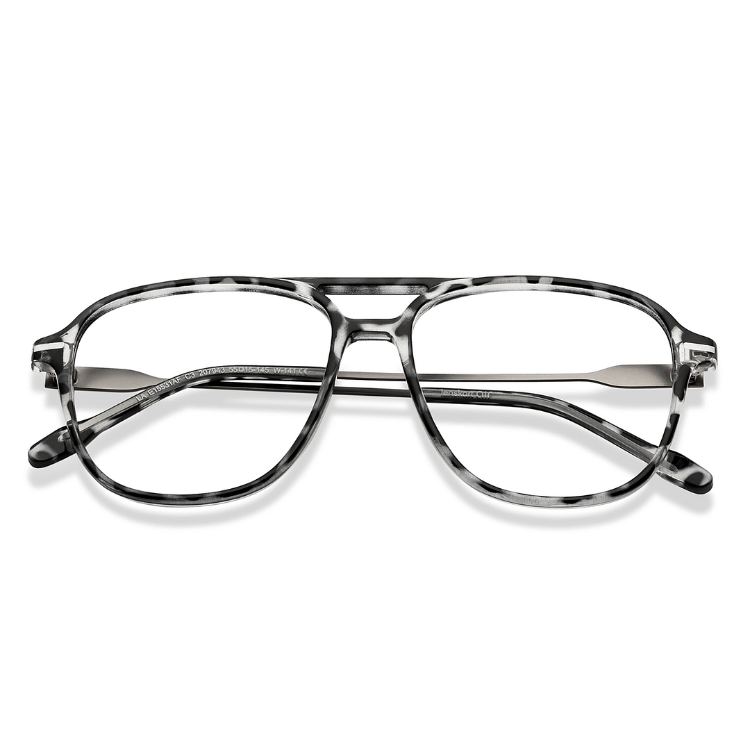 Lenskart Air Online Tortoise Full Rim Aviator left side