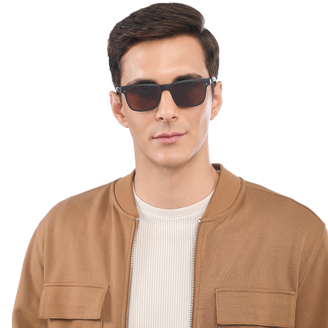 Lenskart Air Green Transparent Full Rim Square right side