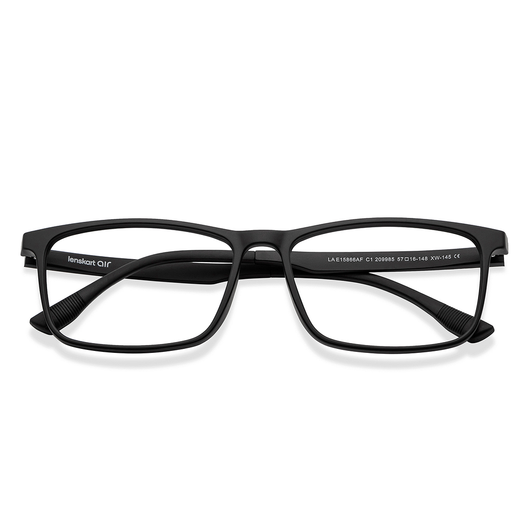 Lenskart Air Black Full Rim Square left side