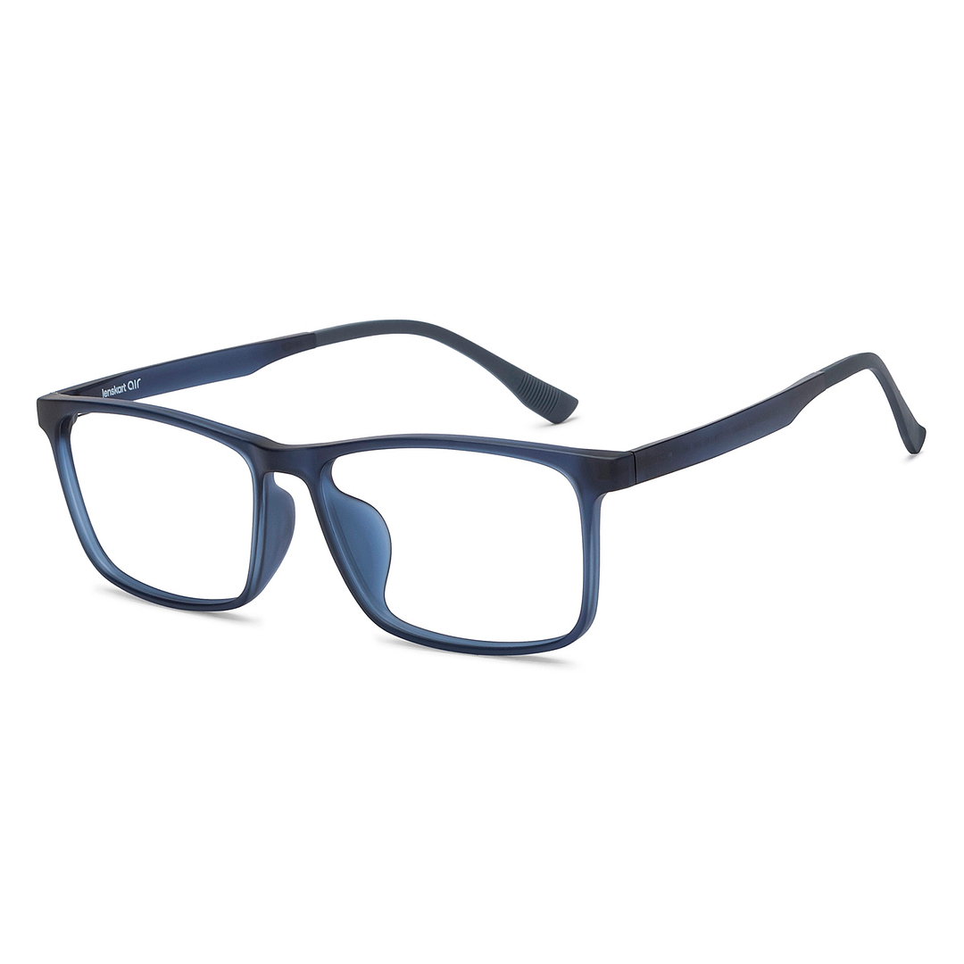 Lenskart Air Sky Blue Full Rim Square left side