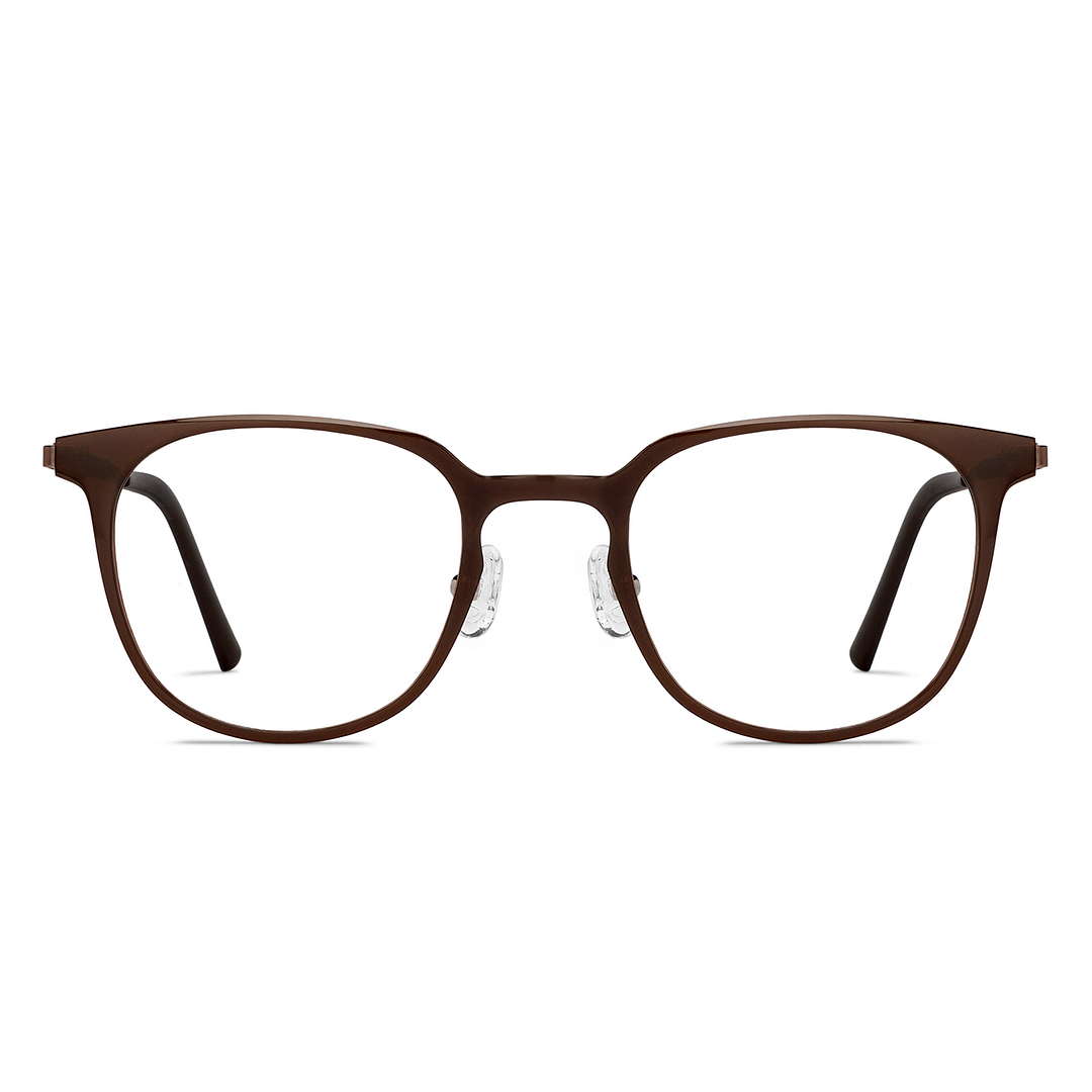Lenskart Air Light Brown Full Rim Square right side