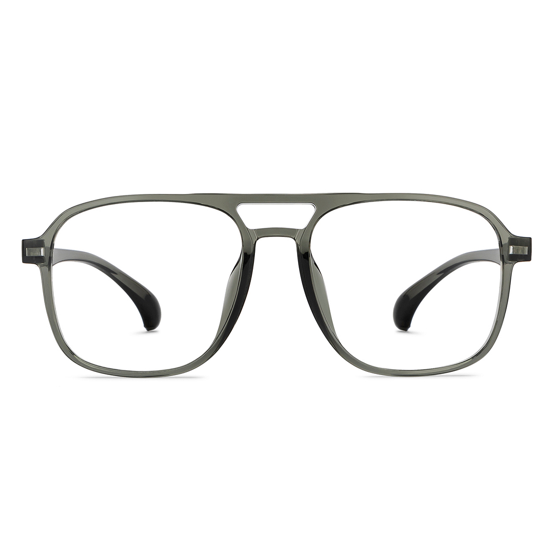Lenskart Air Gray Transparent Full Rim Aviator right side