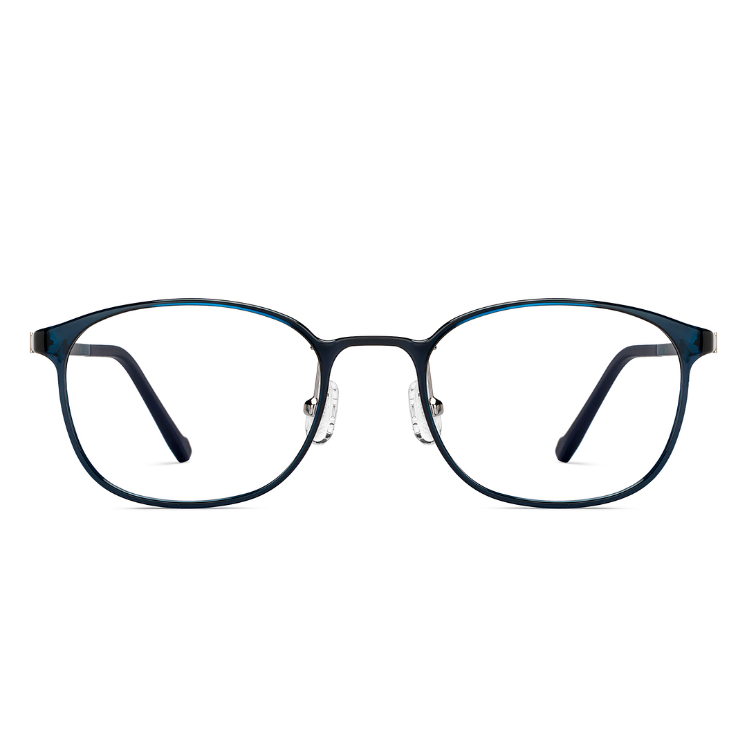 Lenskart Air Blue Transparent Full Rim Square right side