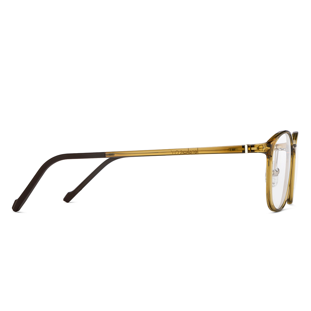 Lenskart Air Yellow Full Rim Square left side