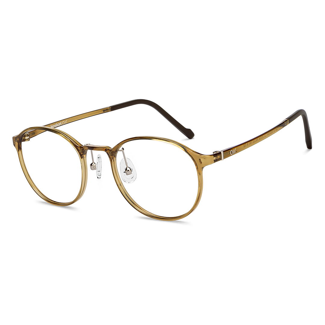 Lenskart Air Yellow Full Rim Square right side