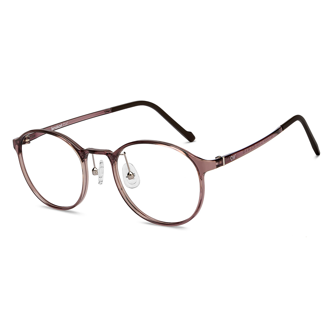 Lenskart Air Light Brown Full Rim Square right side