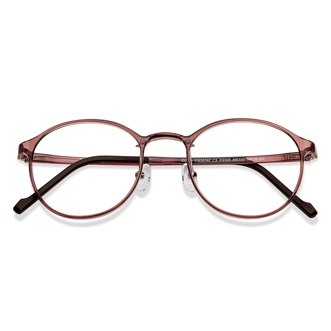 Lenskart Air Light Brown Full Rim Square left side