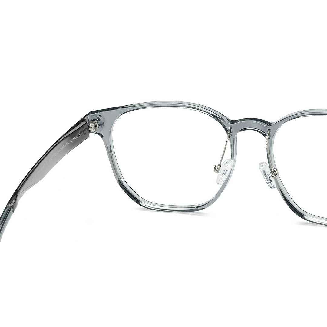 Lenskart Air Gray Transparent Full Rim Square right side
