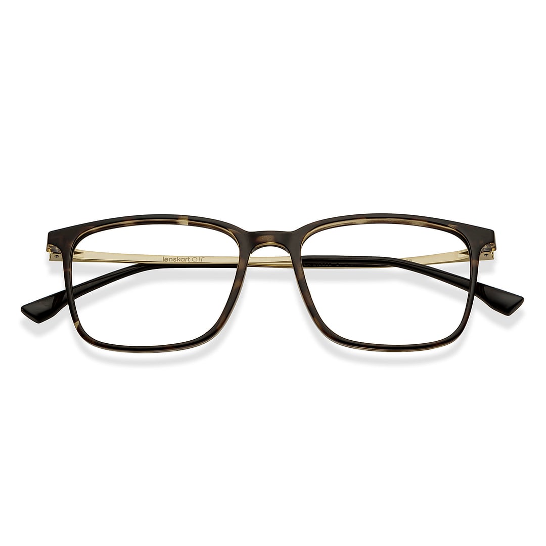 Lenskart Air Tortoise Full Rim Square right side