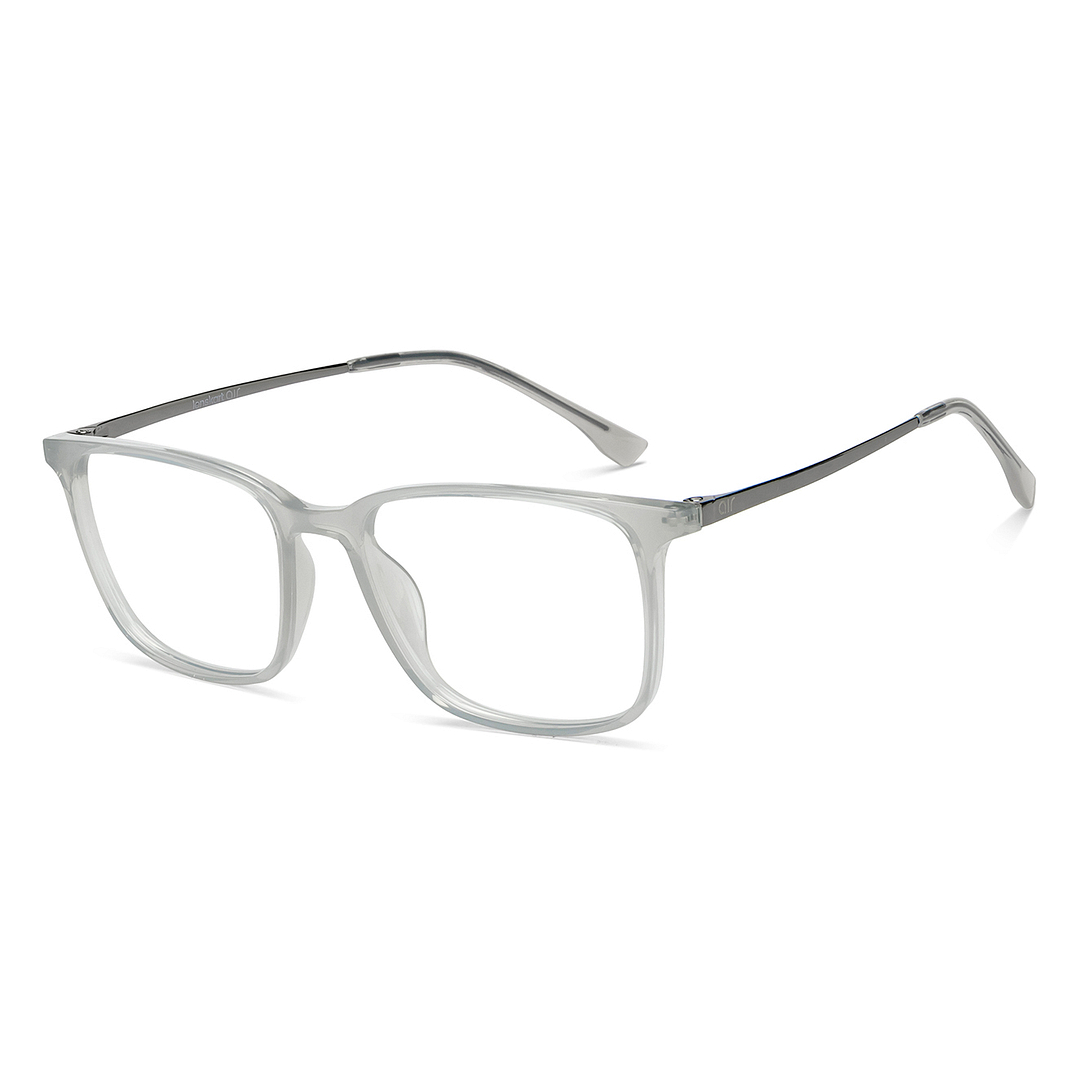 Lenskart Air Gray Transparent Full Rim Square right side