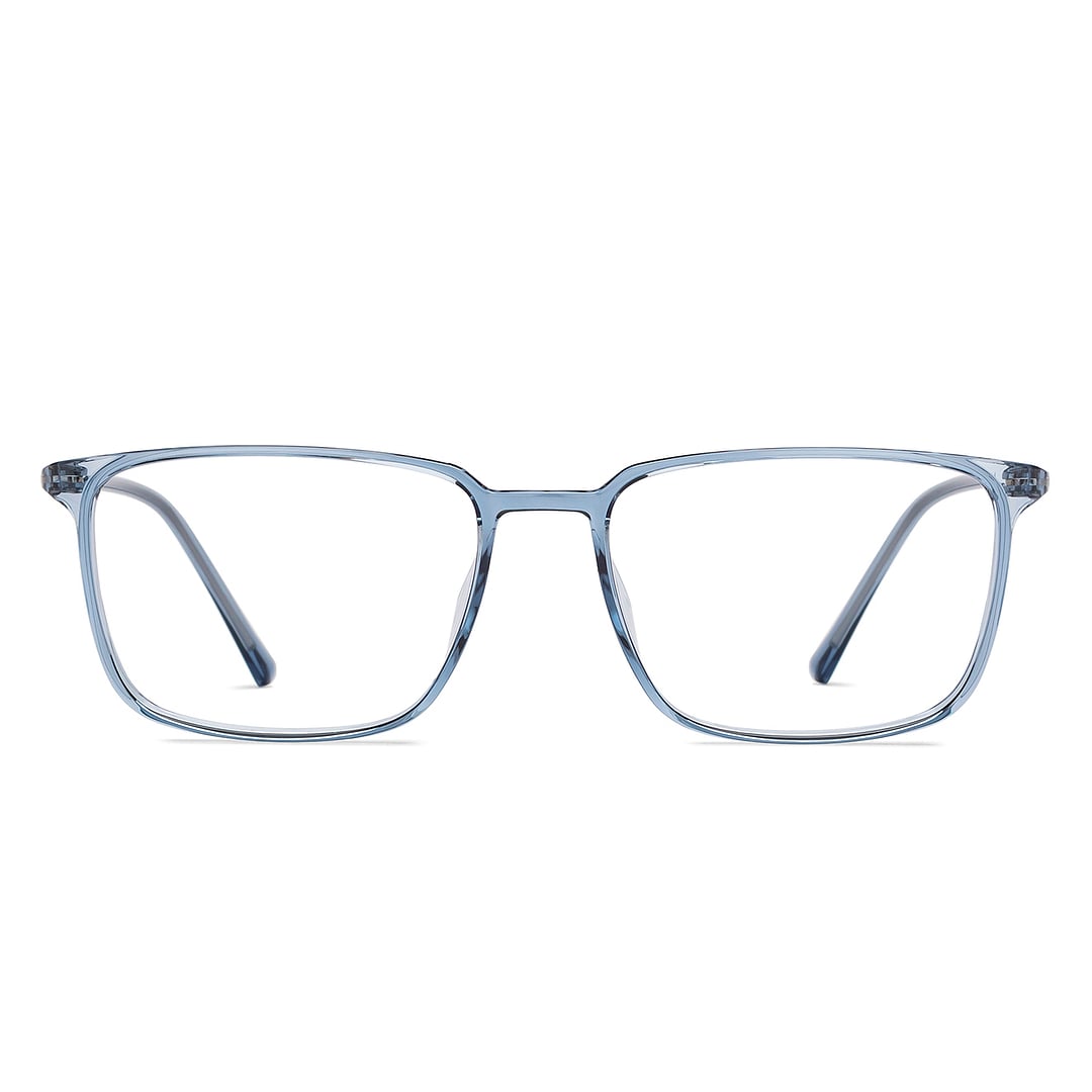 Lenskart Air Blue Transparent Full Rim Rectangle right side
