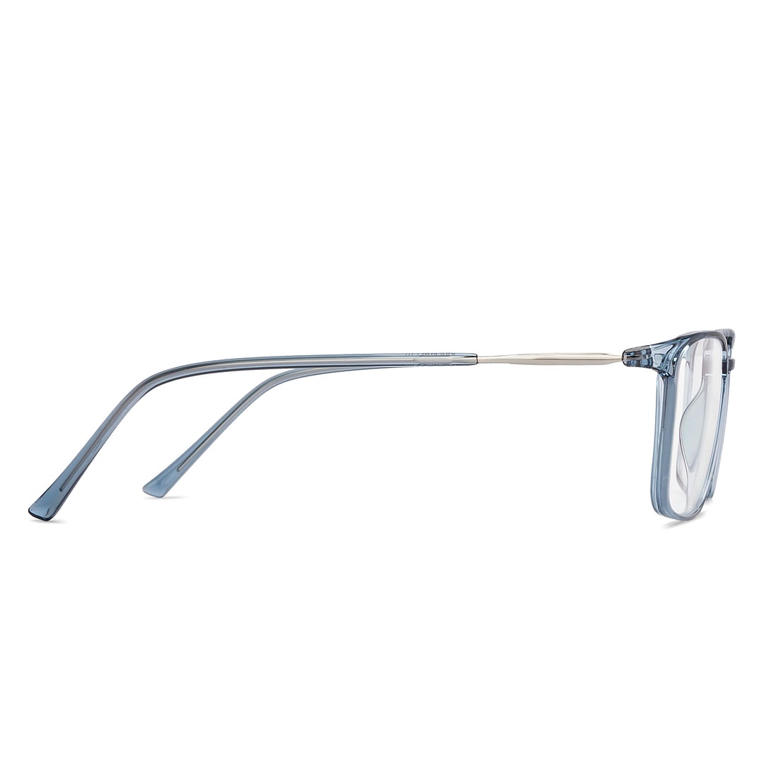 Lenskart Air Blue Transparent Full Rim Rectangle right side