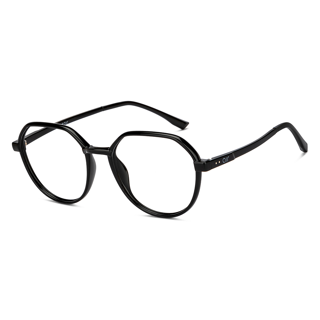 Buy Black Full Rim Round Lenskart Air Essentials LA E16648-C1