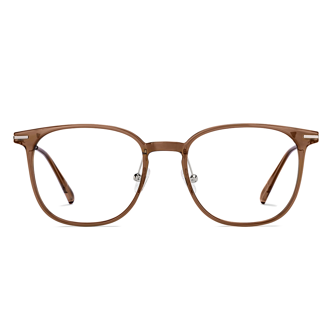 Lenskart Air Light Brown Full Rim Round right side