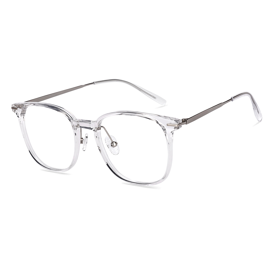 Lenskart Air Crystal Transparent Full Rim Round right side