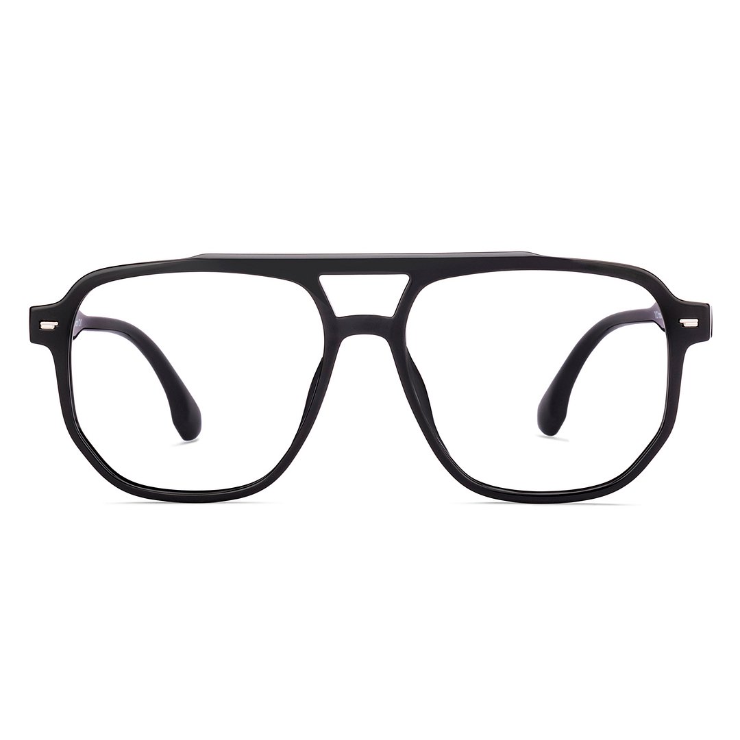 Lenskart Air Black Full Rim Aviator right side