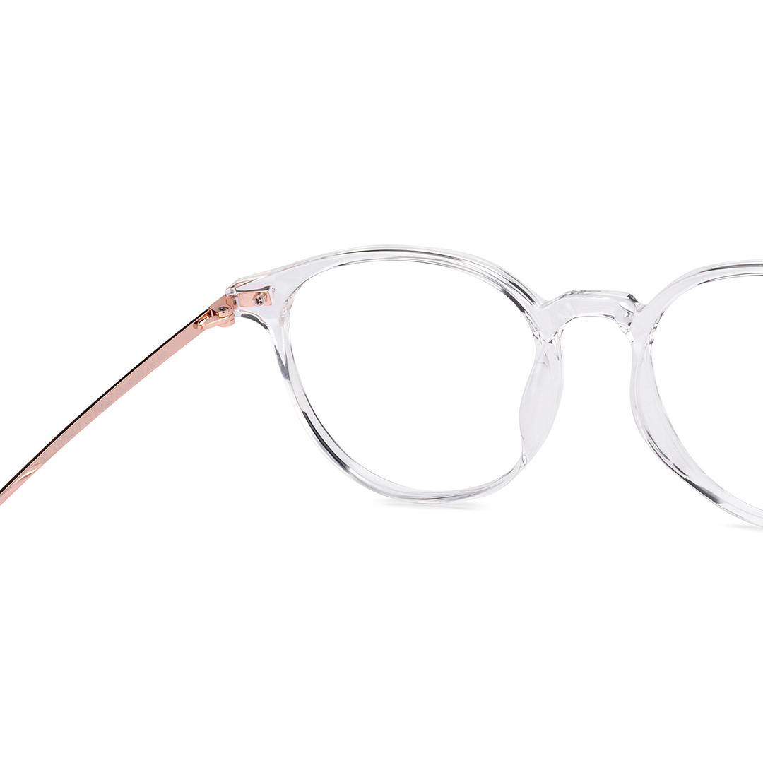 Lenskart Air White Full Rim Round right side