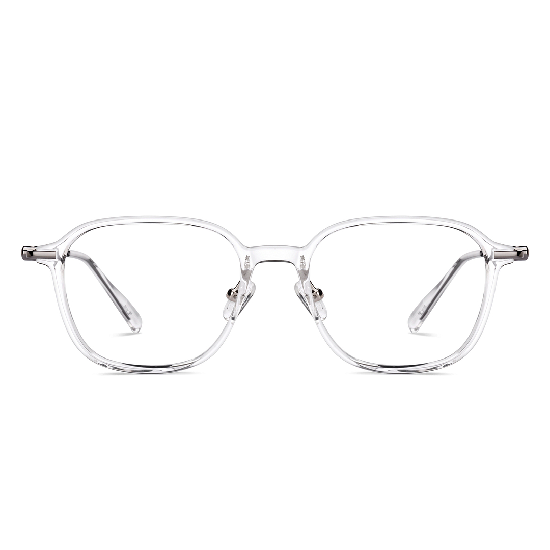 Lenskart Air Crystal Transparent Full Rim Square right side