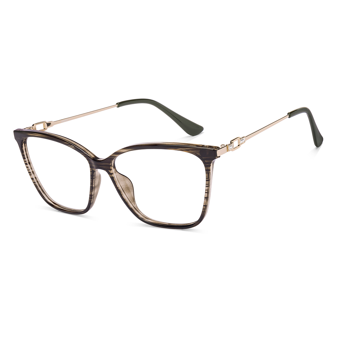 Lenskart Air Online Light Brown Full Rim Cat Eye right side