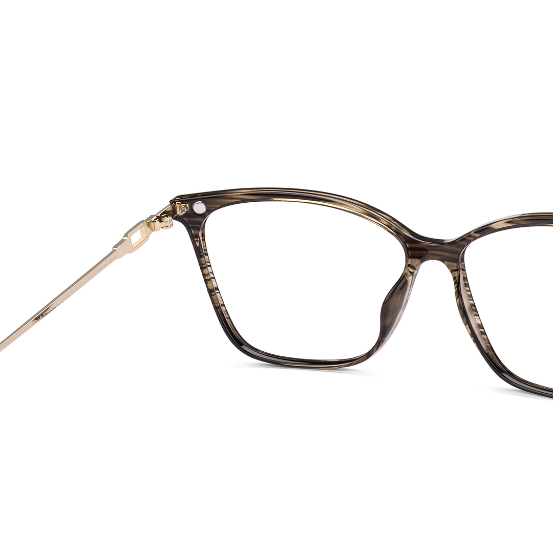 Lenskart Air Online Light Brown Full Rim Cat Eye left side