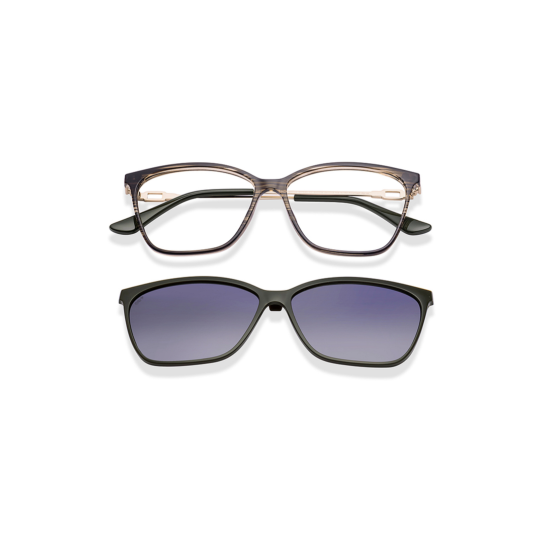 Lenskart Air Online Light Brown Full Rim Cat Eye left side