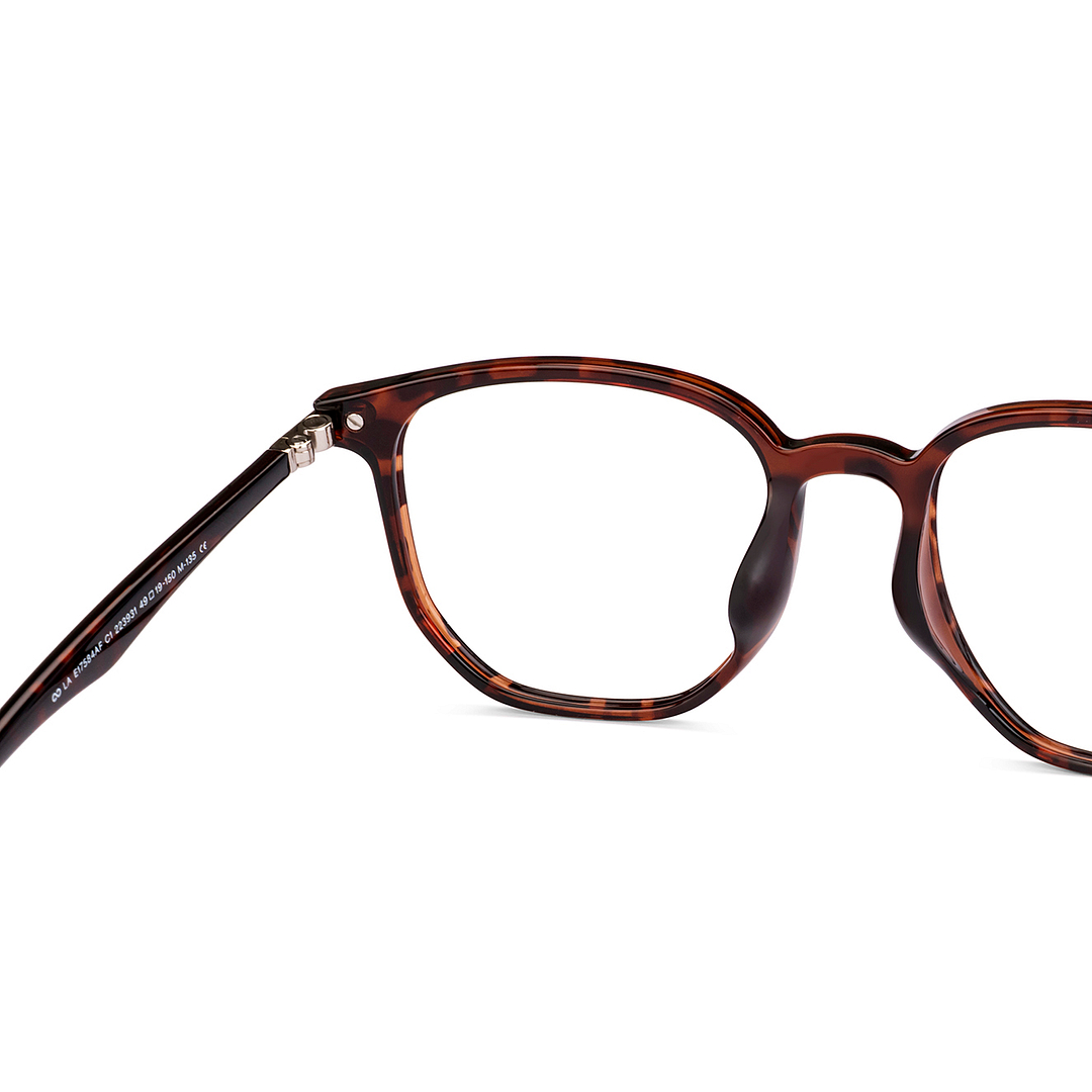 Lenskart Air Tortoise Full Rim Square left side
