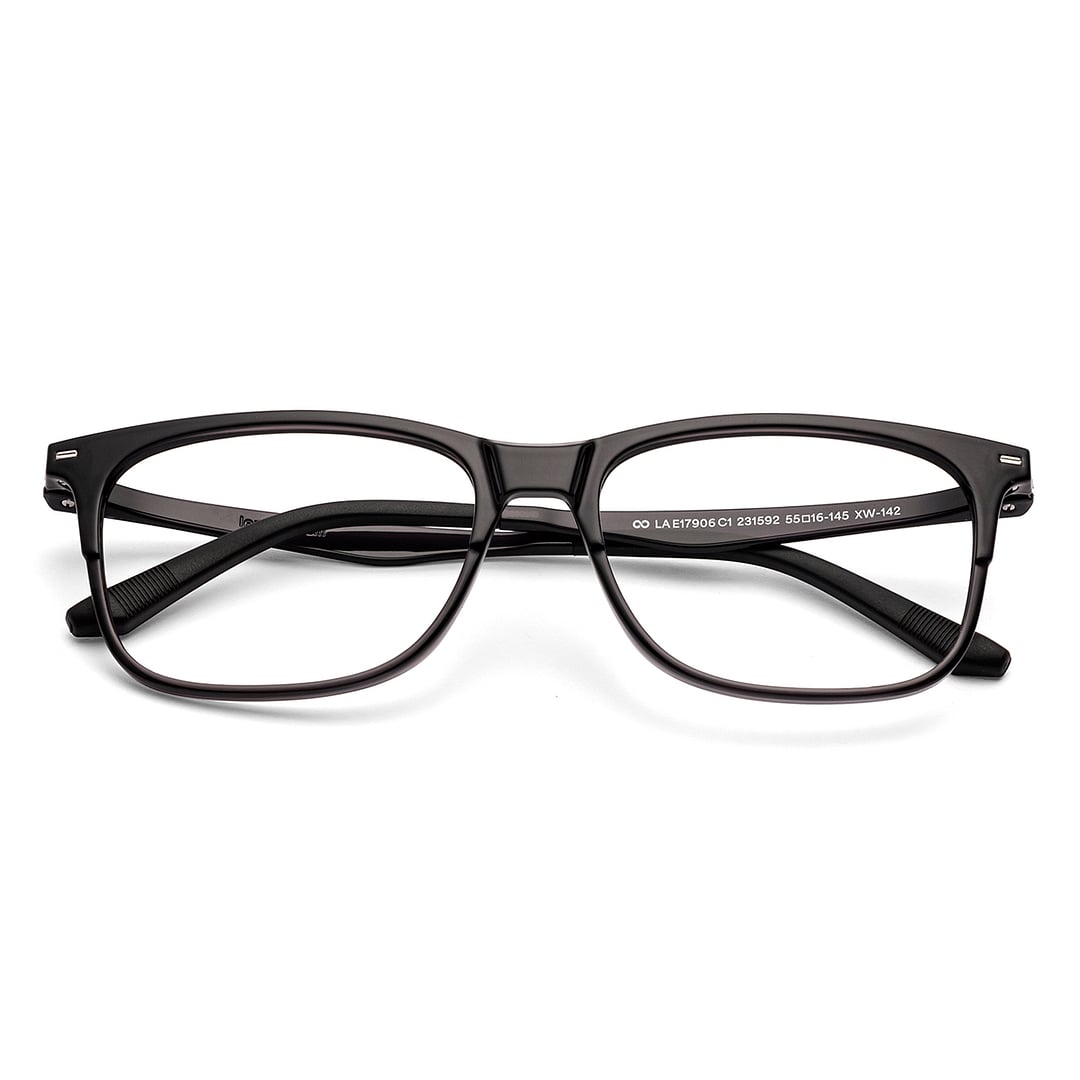 لينسكارت إير أسود لامع حافة كاملة مربع left side