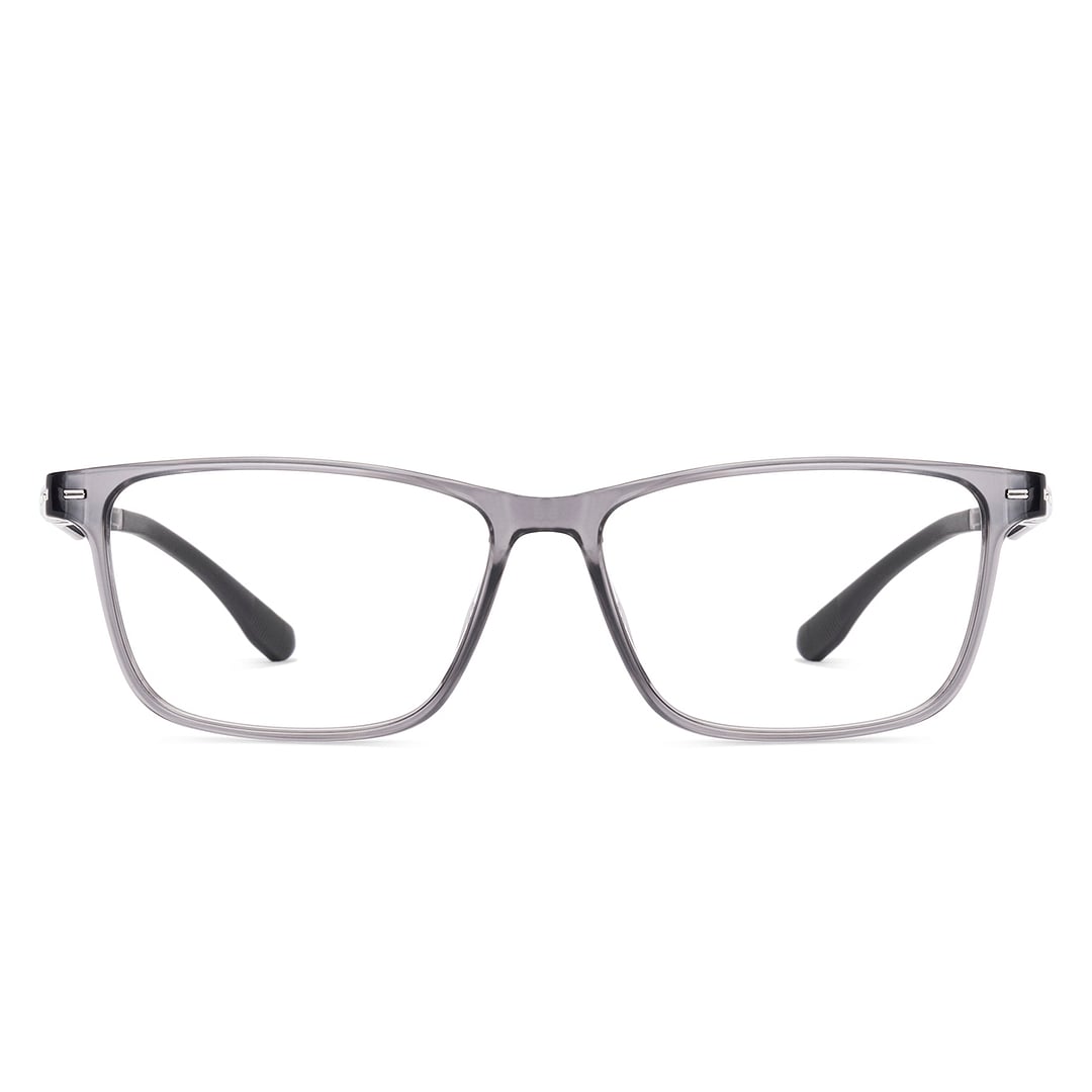 Lenskart Air Gray Transparent Full Rim Rectangle right side