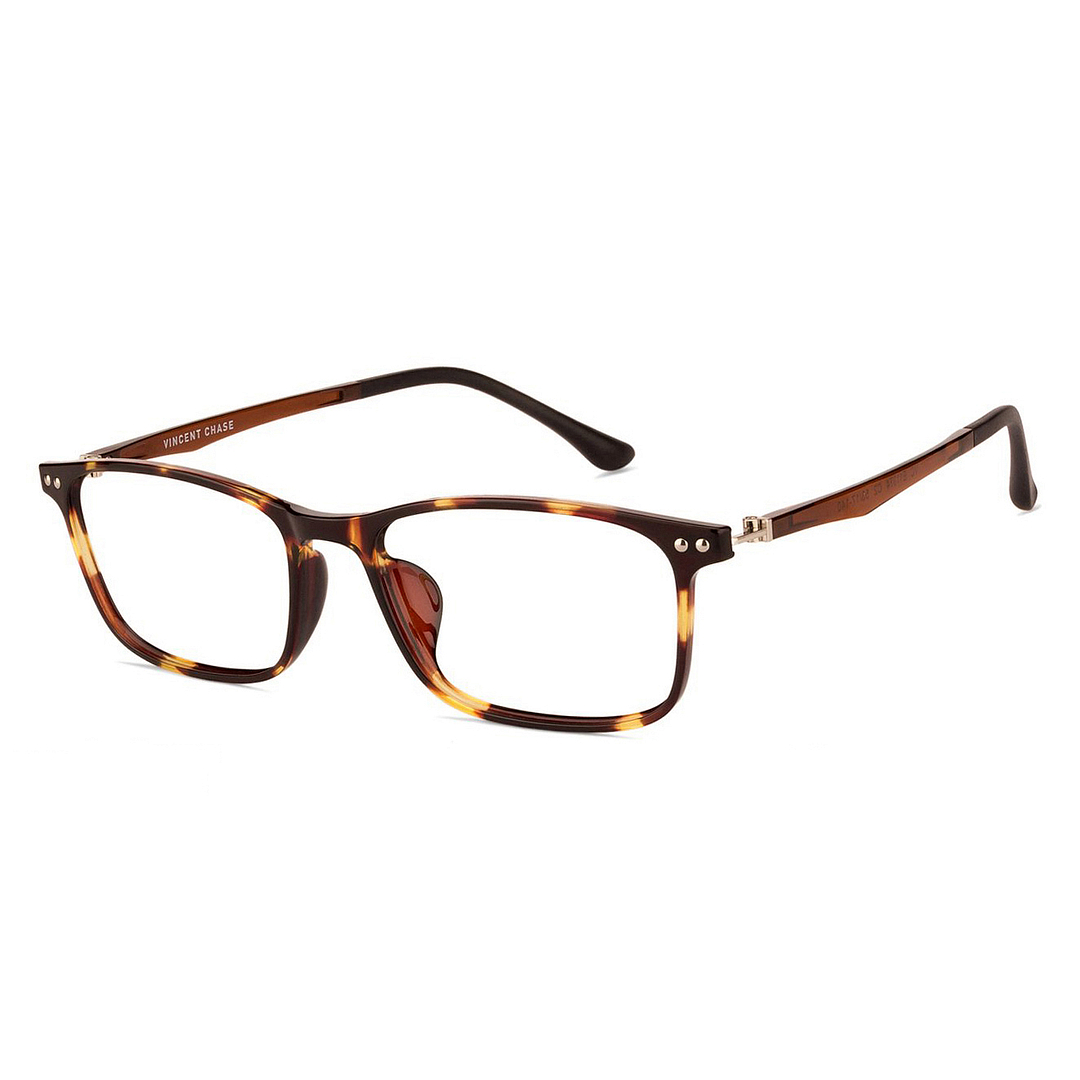 Lenskart Air Online Light Brown Full Rim Rectangle left side