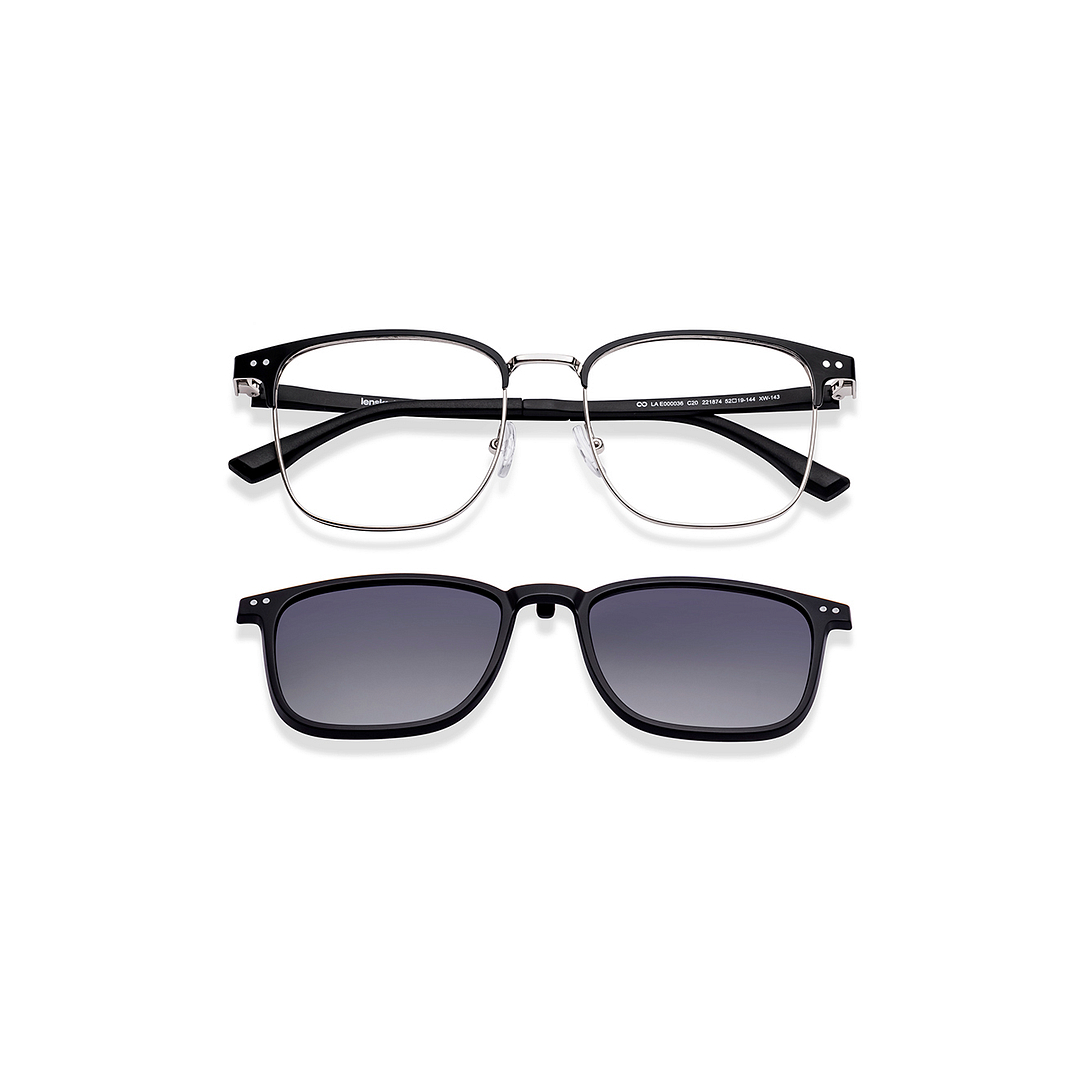 Lenskart Air Online Black Full Rim Square right side