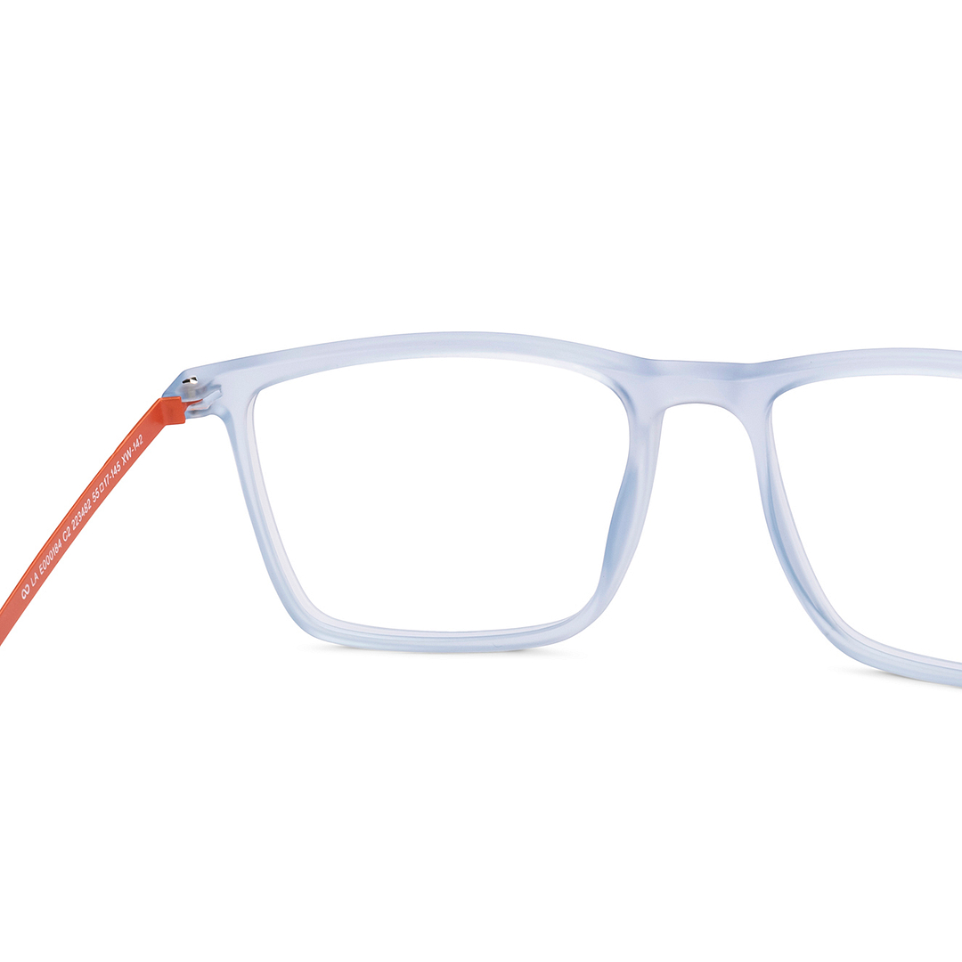 Lenskart Air Online Sky Blue Full Rim Square left side