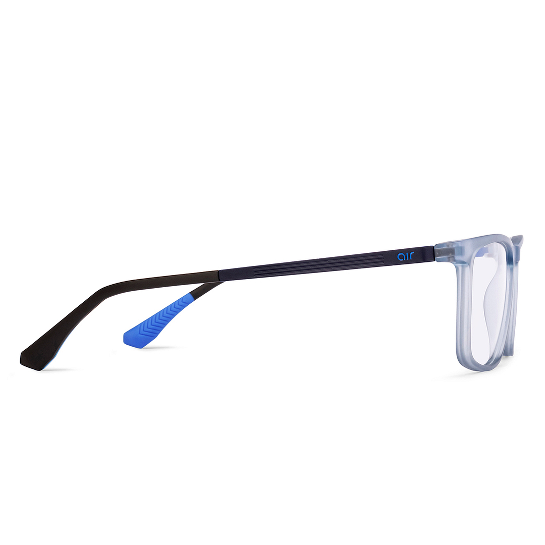 Lenskart Air Online Sky Blue Full Rim Rectangle left side