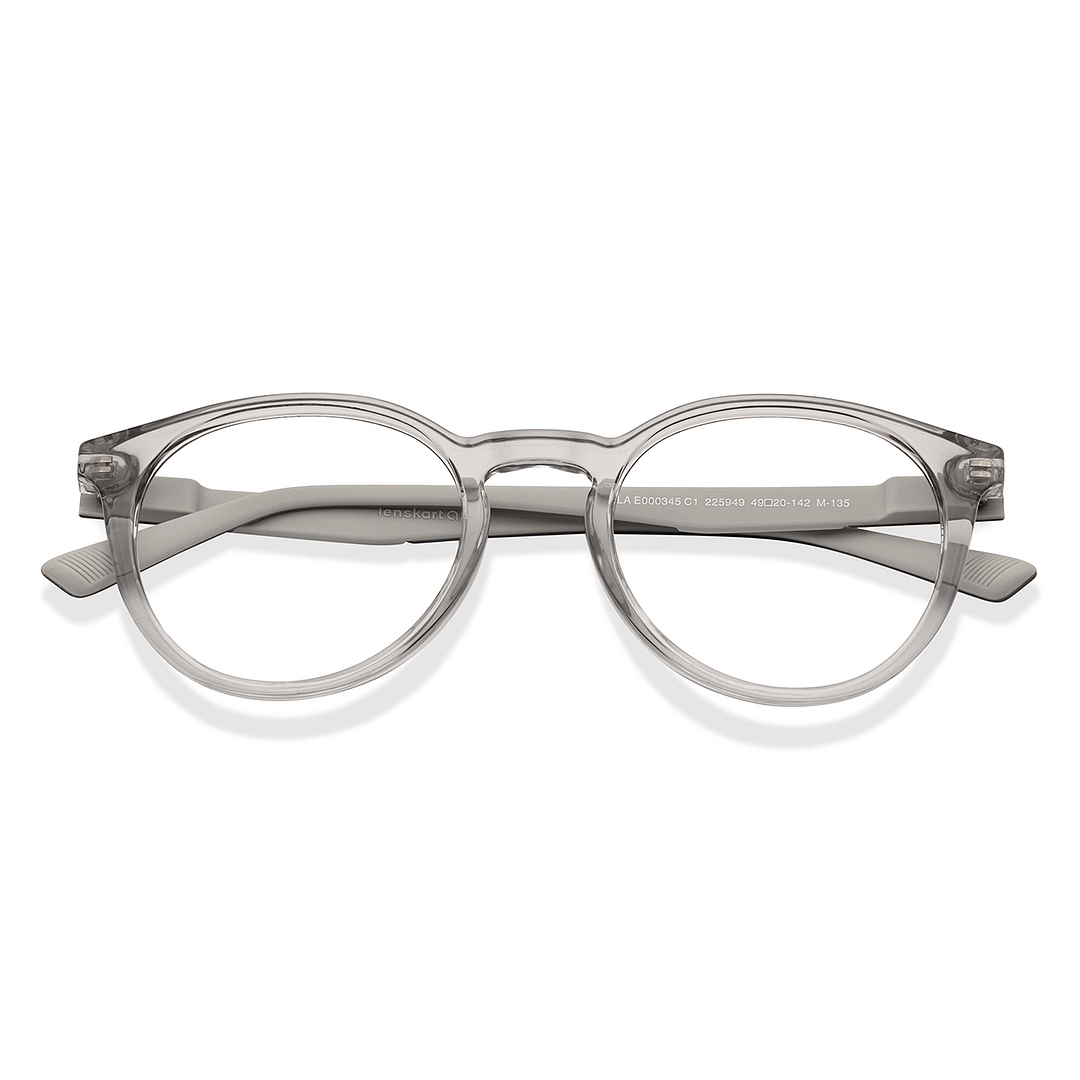 Buy Light Grey Full Rim Round Lenskart Air ESSENTIALS LAE000345 Eyeglasses  at Lenskart.