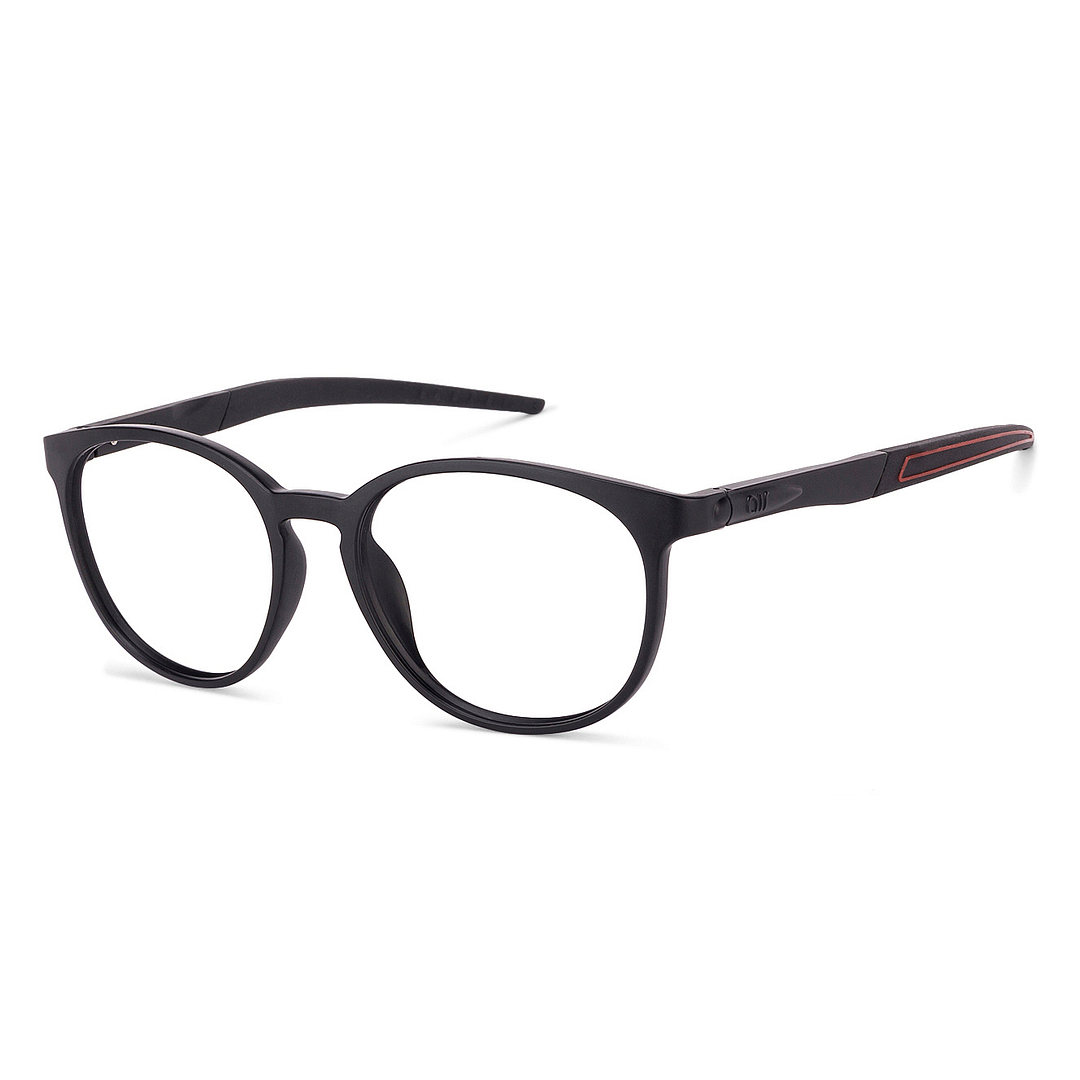 Lenskart Air Online Black Full Rim Round left side