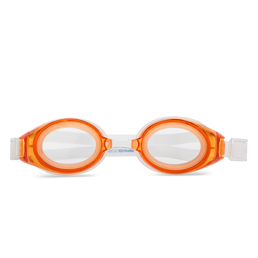 Lenskart Boost Online Orange Transparent Full Rim Round Lenskart Boost ADULT SWIM LKB S15396-C3 Swimming Goggles right side